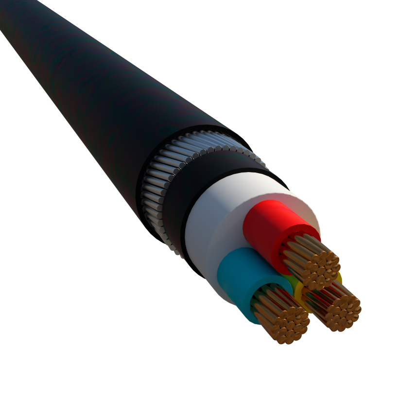 3-CORE,XLPE,SWA,HFFR SHEATHED CABLES AS PER QCS 2014