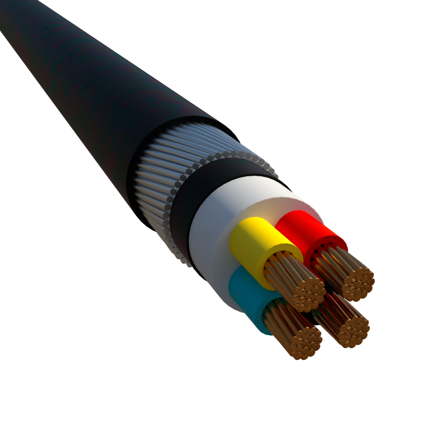 4-CORE XLPE,SWA,PVC SHEATHED CABLES AS PER QCS 2014